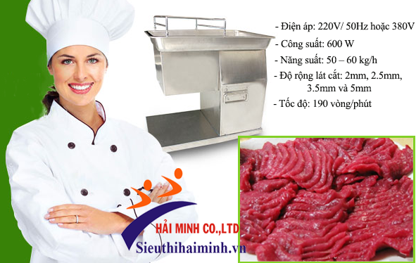 Máy thái thịt bò SJ09 có nhiều đặc điểm nổi bật