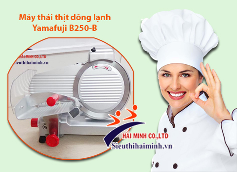 máy thái thịt đông lạnh Yamafuji B250B