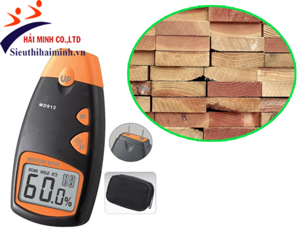 Máy đo độ ẩm gỗ cầm tay M&MPro HMMD914