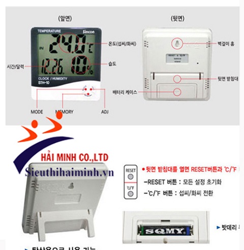 máy đo độ ẩm không khí cầm tay