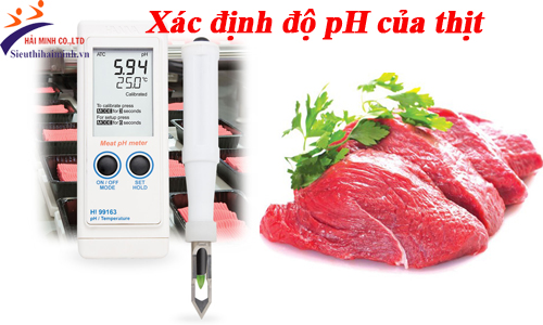 Sử dụng máy đo độ pH để xác định độ pH của thực phẩm