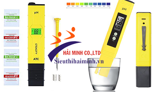 Sử dụng máy đo độ pH xác định nồng độ dung dịch