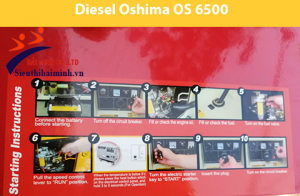 Hướng Dẫn Sử Dụng Máy Phát Điện Diesel Oshima OS 6500 Dễ Thực Hiện