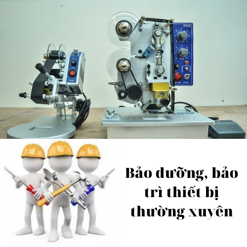 Bảo dưỡng, bảo trì máy in date thường xuyên