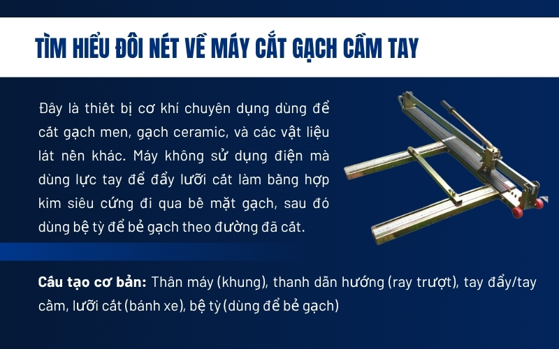 Tìm hiểu đôi nét về máy cắt gạch cầm tay