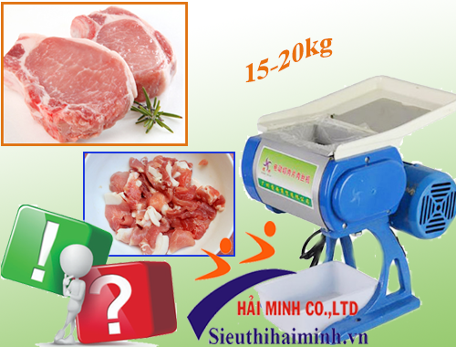 Dòng máy thái thịt nào có khả năng thái 15kg đến 20kg 1 ngày?