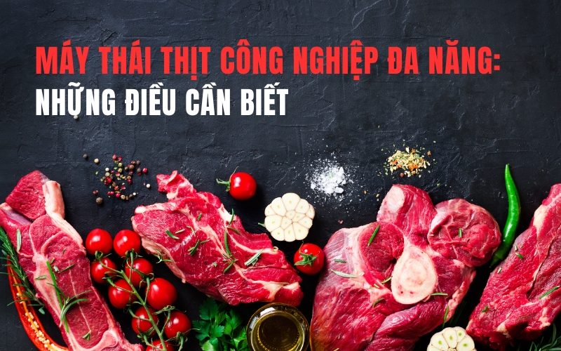 Máy thái thịt công nghiệp đa năng Những điều cần biết