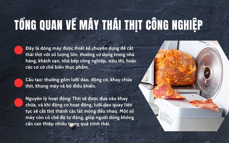 Tổng quan về Máy thái thịt công nghiệp