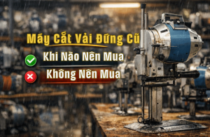 Máy Cắt Vải Đứng Cũ Khi Nào Nên Mua Và Không Nên Mua