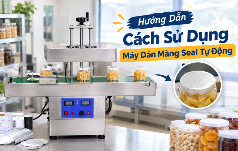 Hướng dẫn cách sử dụng máy dán màng seal tự động chi tiết