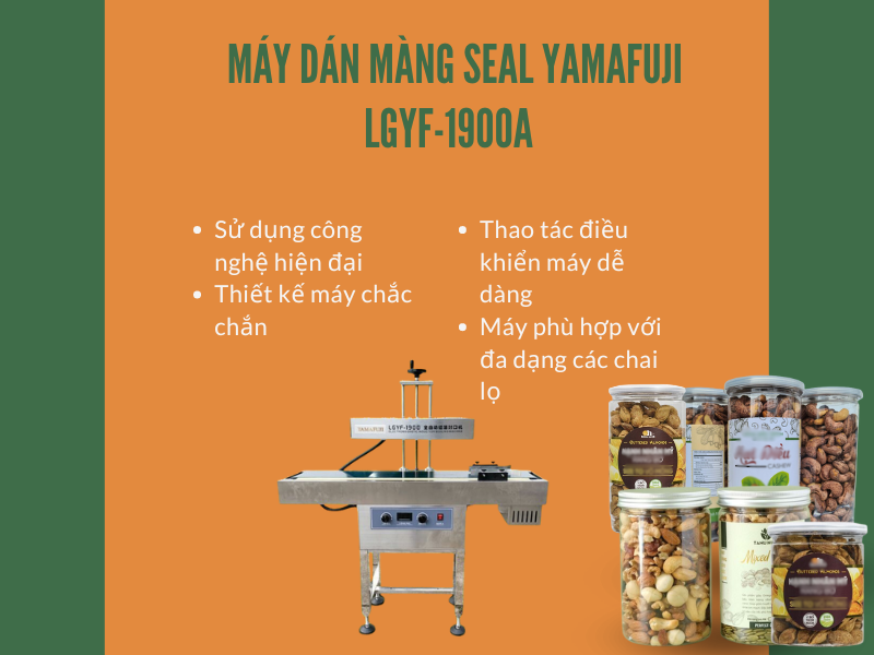 máy seal màng nhựa chất lượng cho cơ sở kinh doanh các loại hạt!