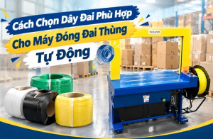 Cách Chọn Dây Đai Phù Hợp Cho Máy Đóng Đai Thùng Tự Động