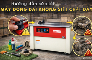 Hướng dẫn sửa lỗi máy đóng đai không siết chặt dây từ chuyên gia