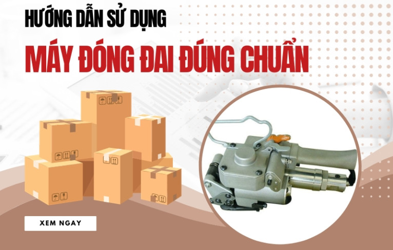 Hướng dẫn sử dụng máy đóng đai nhựa khí nén