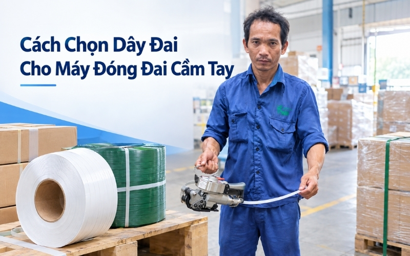 Cách Chọn Dây Đai Cho Máy Đóng Đai Cầm Tay