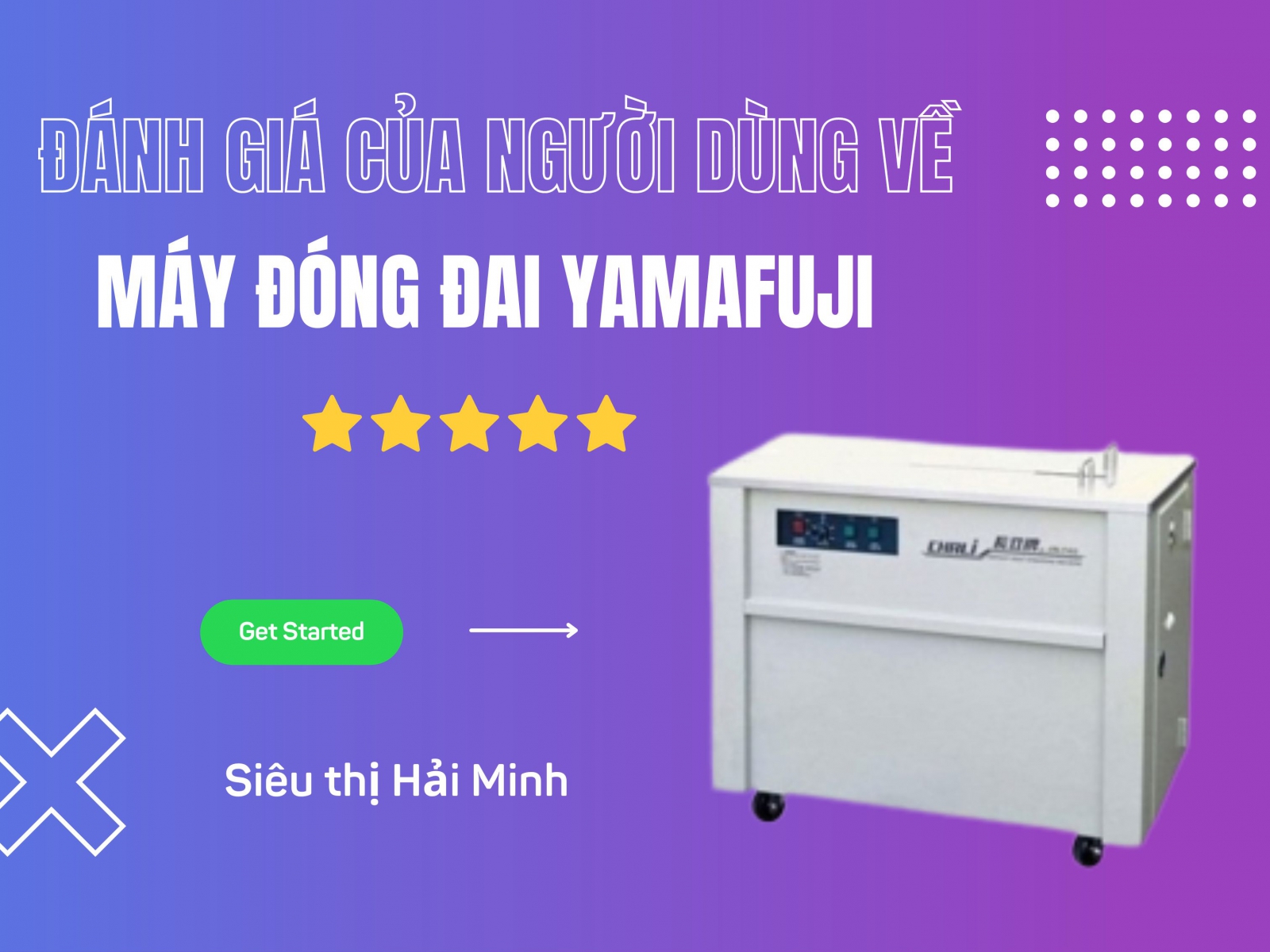 Người dùng nhận xét gì về máy đóng đai thép Yamafuji