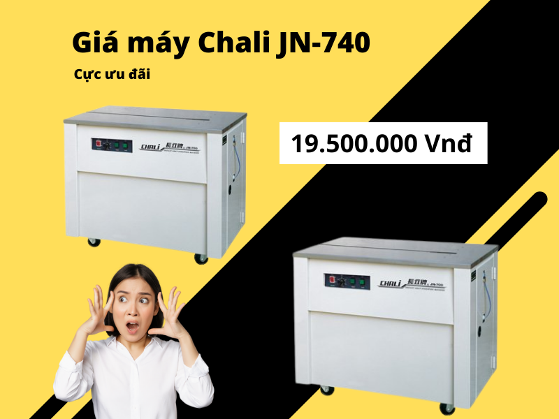 Giá máy đóng đai Chali-JN-740 cực ưu đãi