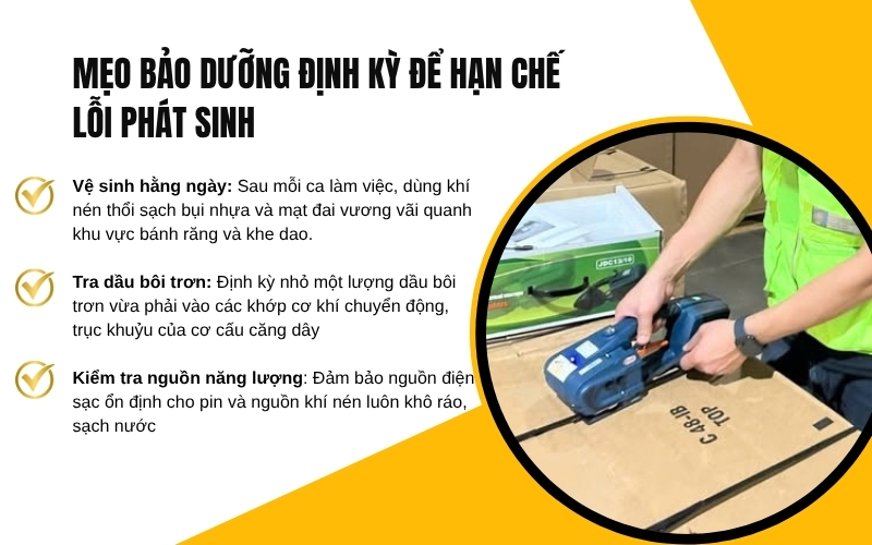 Mẹo bảo dưỡng định kỳ để hạn chế lỗi phát sinh