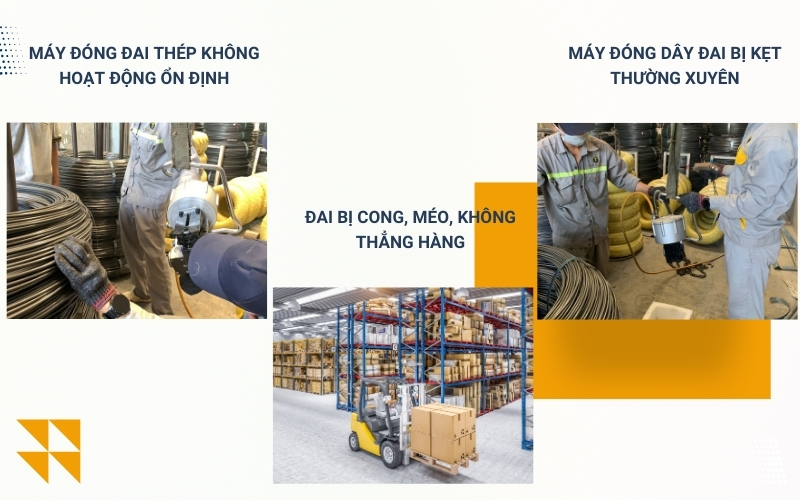 Tổng hợp 7 lỗi thường gặp khi đóng đai thép bằng máy