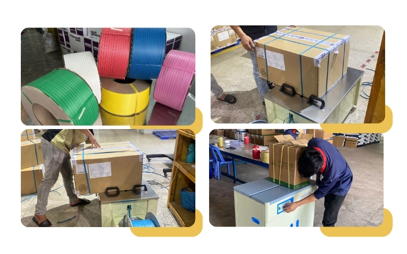 Yếu tố ảnh hưởng đến lực siết và nhiệt độ hàn máy đóng đai thùng