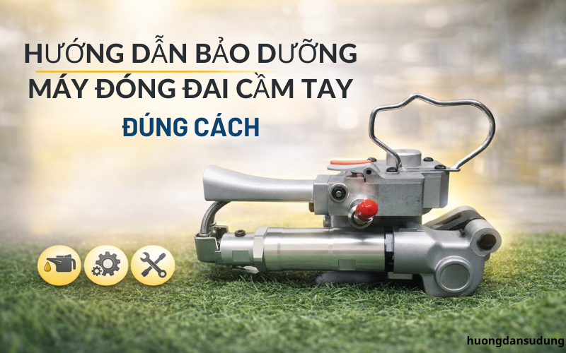 Hướng dẫn bảo dưỡng máy đóng đai cầm tay đúng cách
