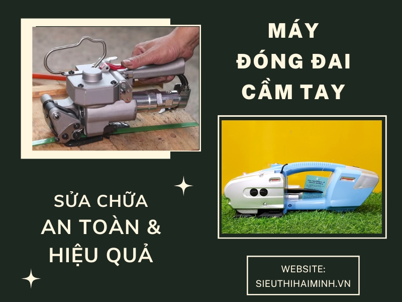 Sửa chữa máy đóng đai an toàn và hiệu quả tại Siêu thị Hải Minh