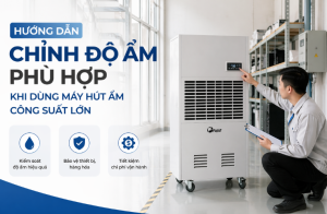 Hướng Dẫn Chỉnh Độ Ẩm Phù Hợp Khi Dùng Máy Hút Ẩm Công Suất Lớn
