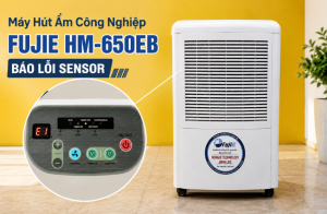 Máy hút ẩm công nghiệp FujiE hm 650eb báo lỗi sensor độ ẩm
