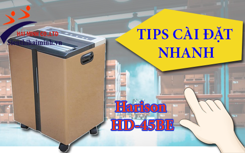 [Tips cài đặt nhanh] Máy hút ẩm Harison HD-45BE