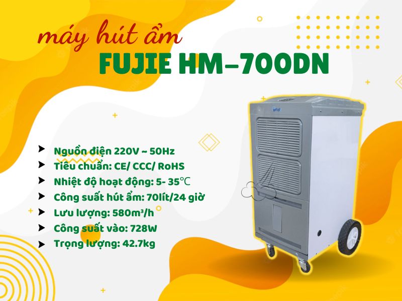 Máy hút ẩm công nghiệp FujiE HM-700DN