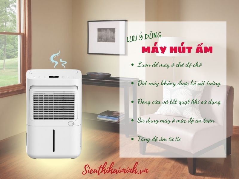 Sử dụng máy hút ẩm như thế nào cho hiệu quả?