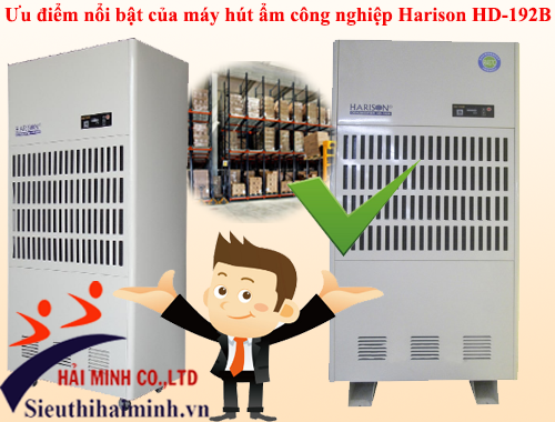 Ưu điểm nổi bật của máy hút ẩm công nghiệp Harison HD-192B