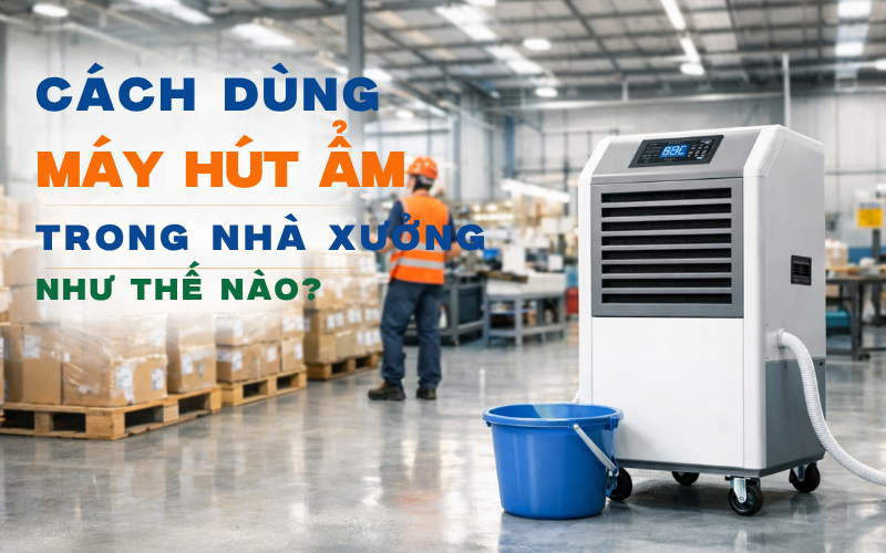 Cách Dùng Máy Hút Ẩm Trong Nhà Xưởng Như Thế Nào?