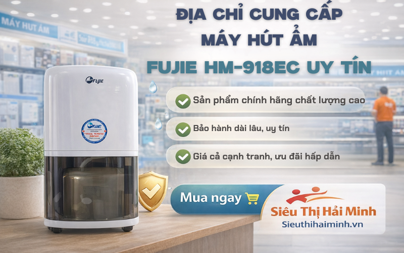Địa chỉ cung cấp máy hút ẩm Fujie HM 918EC uy tín