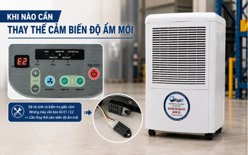 Khi nào cần thay thế cảm biến độ ẩm mới