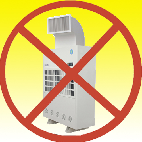 máy hút ẩm công nghiệp không hoạt động