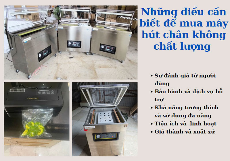 Những điều cần biết để mua máy hút chân không chất lượng 