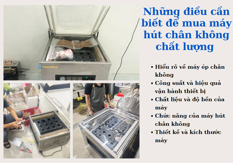 Những điều cần biết để mua máy hút chân không chất lượng 