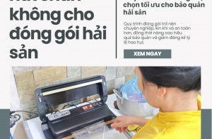 Gợi ý máy hút chân không cho đóng gói hải sản