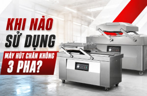 Khi nào sử dụng máy hút chân không 3 pha?