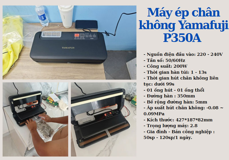  Máy ép chân không Yamafuji P350A 