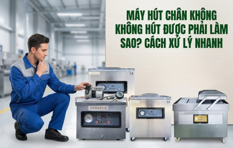 Máy Hút Chân Không Không Hút Được Phải Làm Sao?