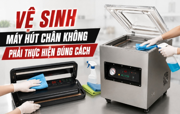 Vệ Sinh Máy Hút Chân Không Phải Thực Hiện Đúng Cách