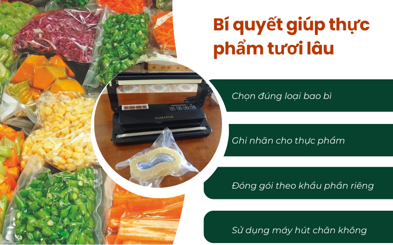 Bí quyết giữ đồ ăn tươi lâu mà ít ai nói cho bạn biết