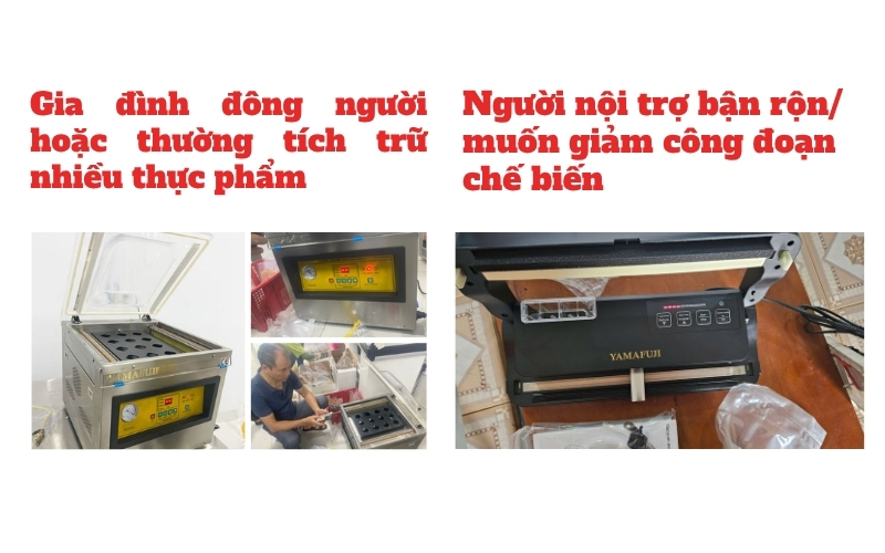 Khi nào nên sử dụng máy đóng gói chân không tại gia đình?