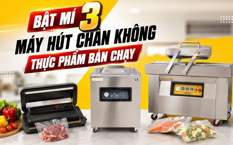 Bật Mí 3 Máy Hút Chân Không Thực Phẩm Bán Chạy