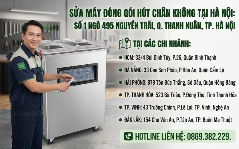 Benhvienmaycokhi.vn - cung cấp dịch vụ sửa máy ép chân không uy tín