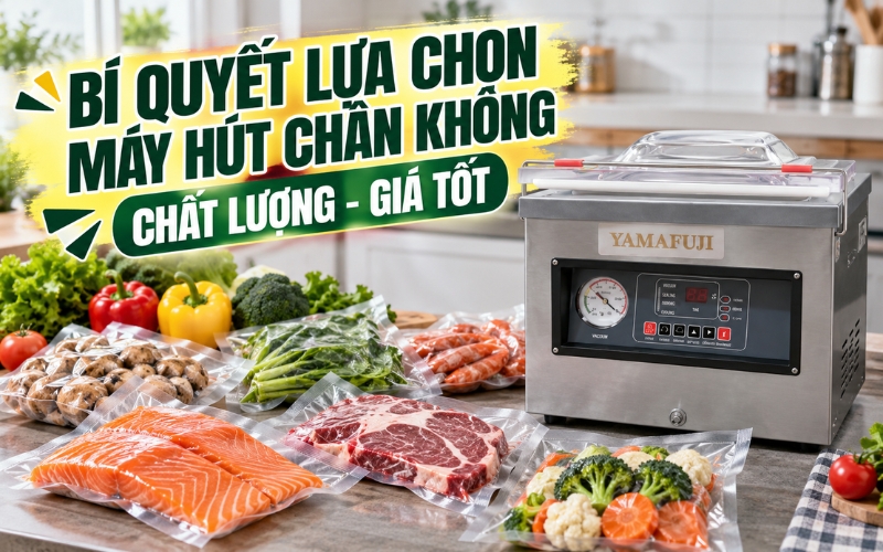Bí quyết lựa chọn máy hút chân không chất lượng - Giá tốt