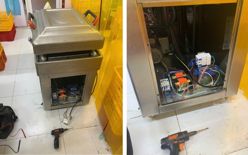 Các bộ phận dễ bị hỏng ở máy hút chân không