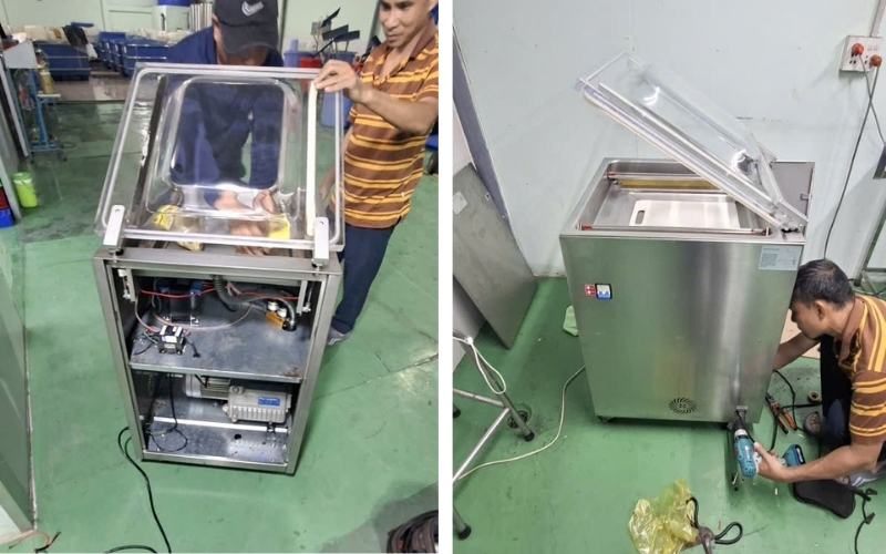 Các lỗi ở máy hút chân không dễ nhận biết